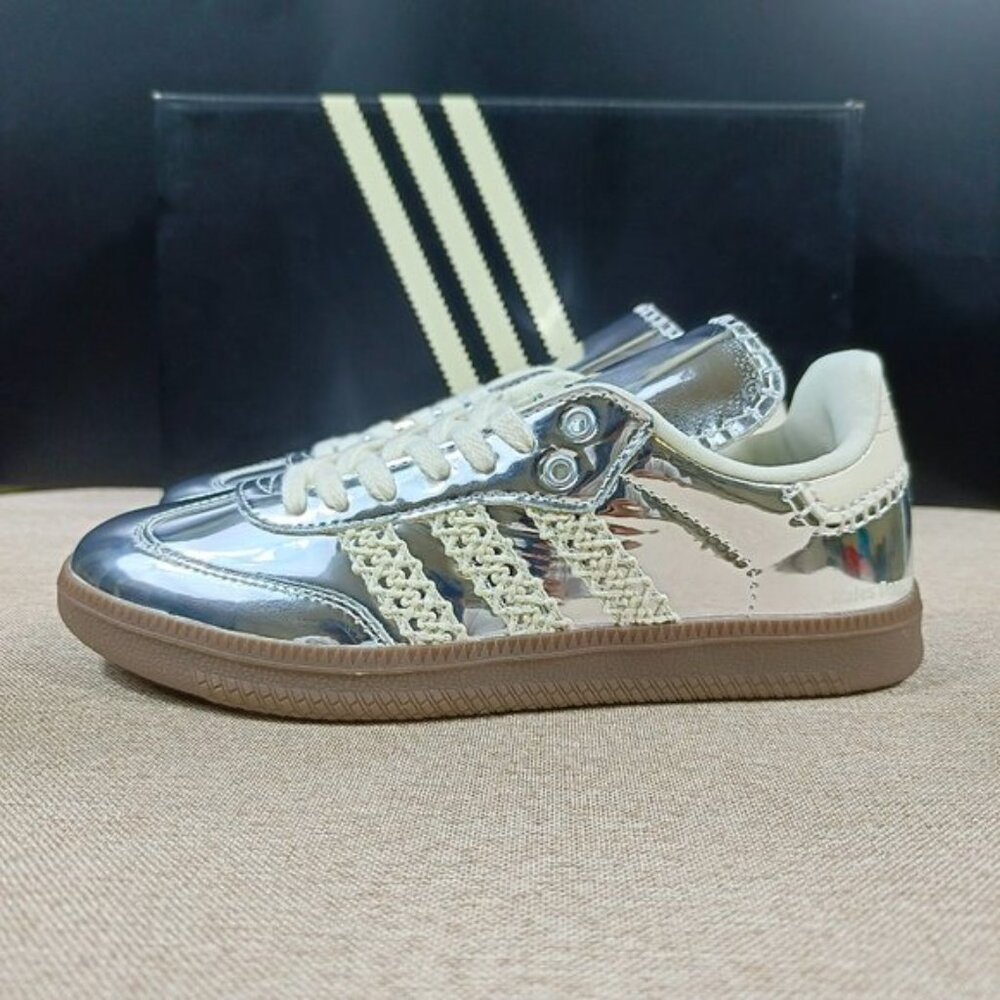 🎈🎄Wales Bonner X Adidas Silver Sambas🎈🎄
